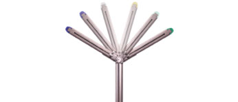 Réglage de l'angle à 6 niveaux de gauche à droite (15 °/30 °/45 °)