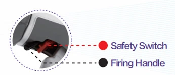 Interrupteur de sécurité et poignée de tir dissimulée